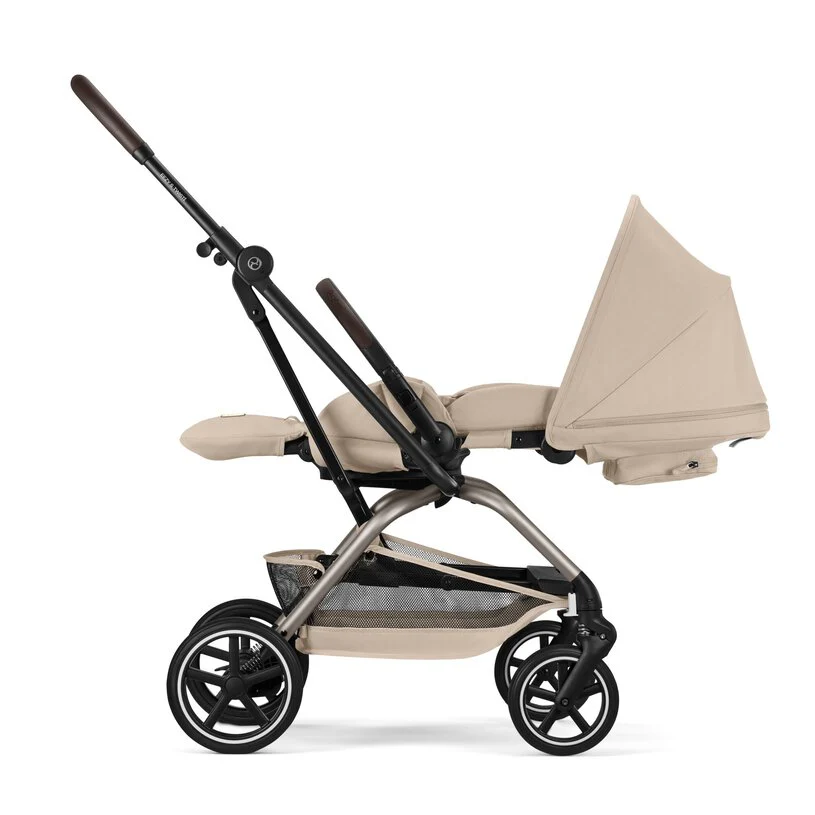 עגלת טיולון Eezy S Twist +2 בז' Almond Beige - Image 5