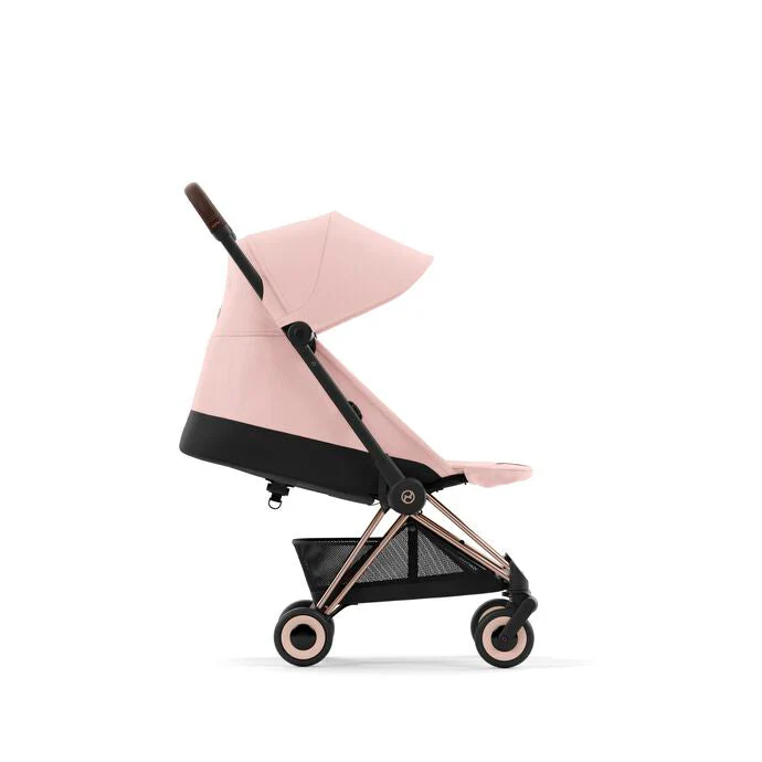 עגלת תינוק Coya רוזגולד peach pink - Image 4