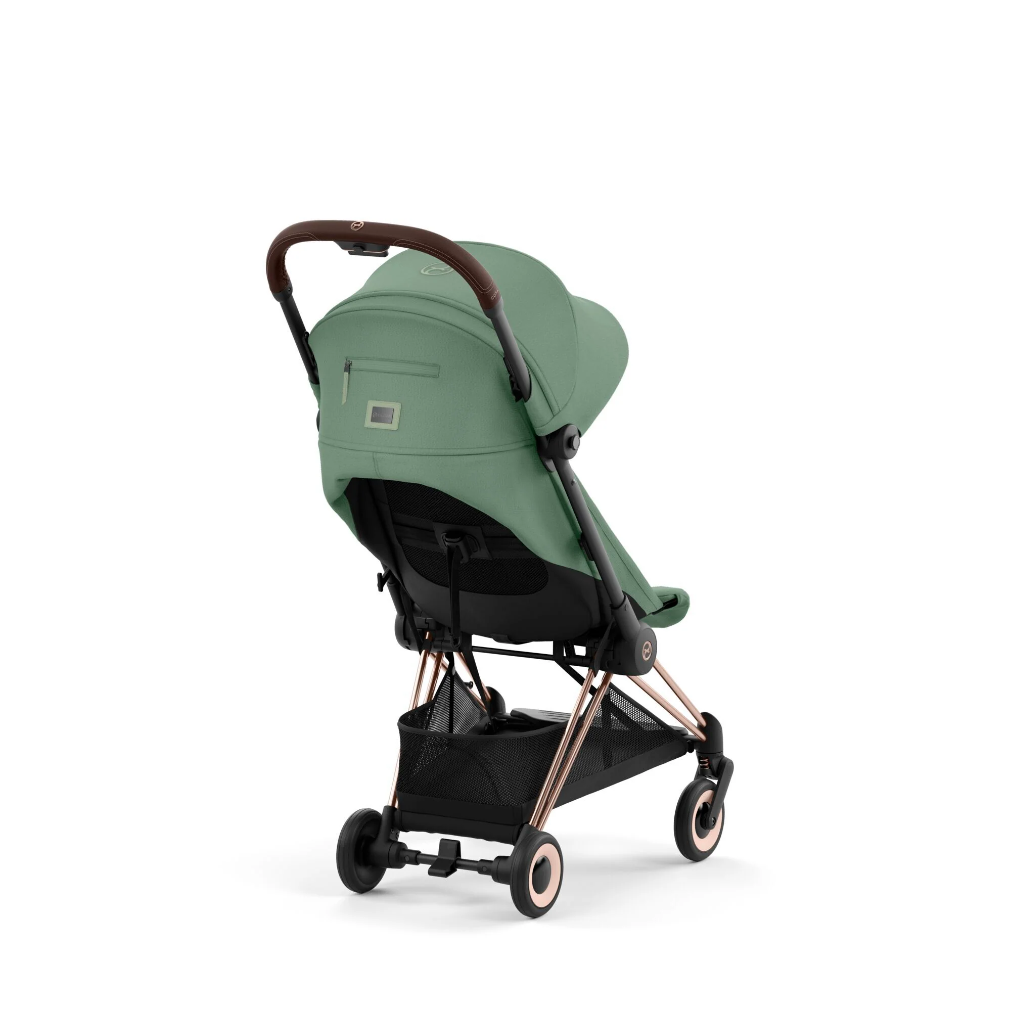 עגלת תינוק Coya רוזגולד Leaf Green - Image 7